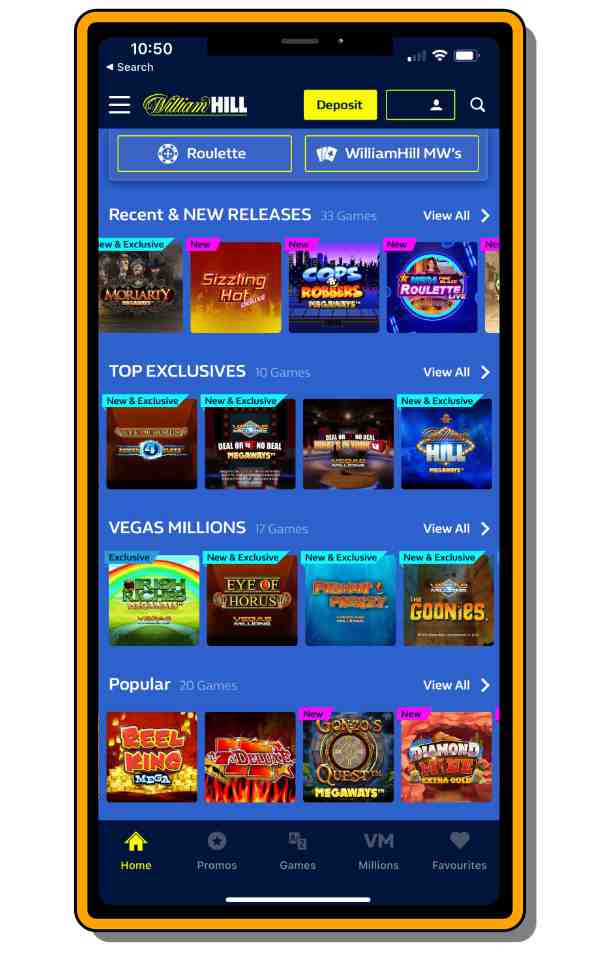 William Hill Las Vegas App