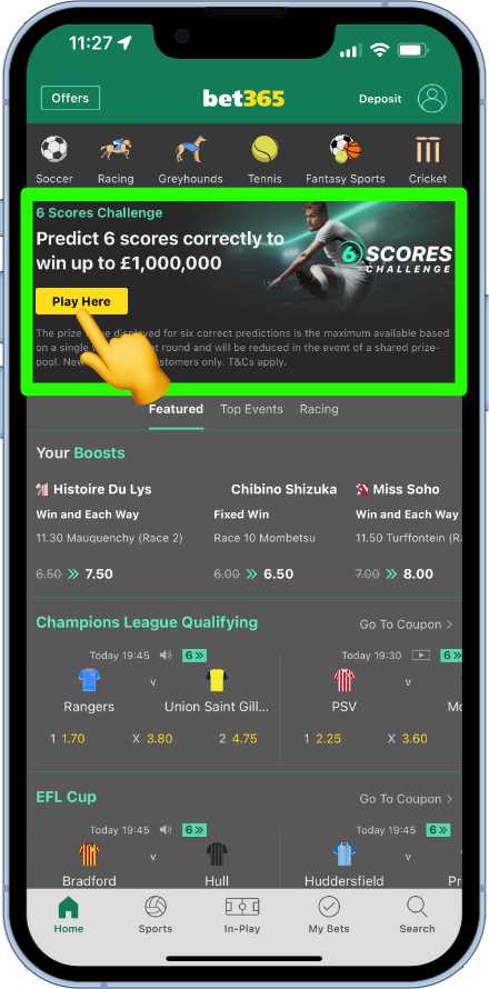 6 Scores Challenge by bet365 - How To Play Guide